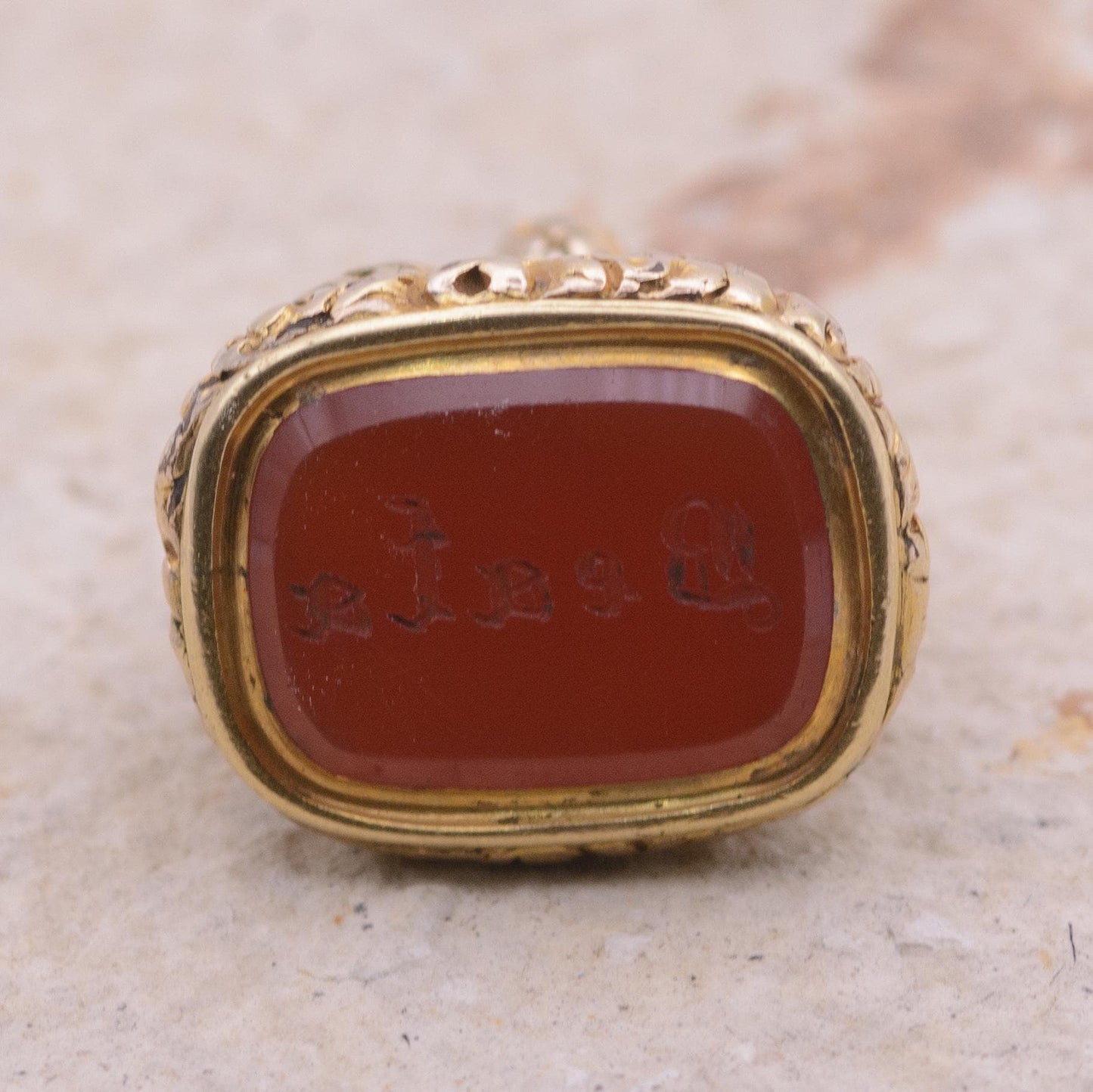 Victorian Carnelian Seal Fob