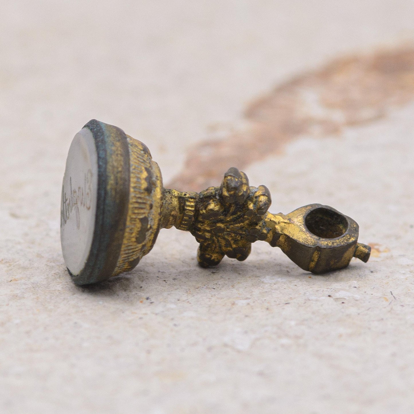 Small Antique Fob Wax Seal with the name "Elizabeth" Inscription