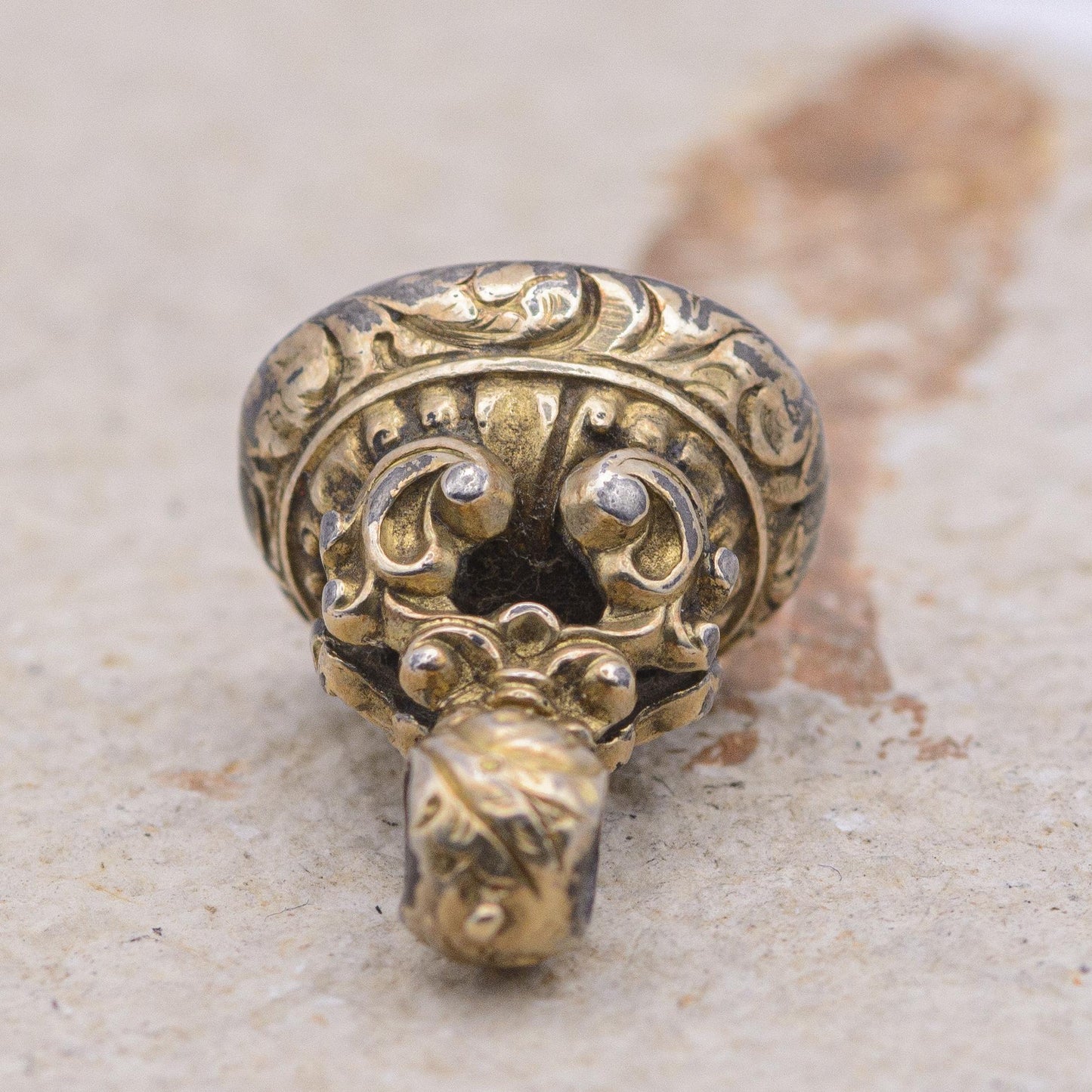 Antique Engraved Carnelian Bird Wax Seal