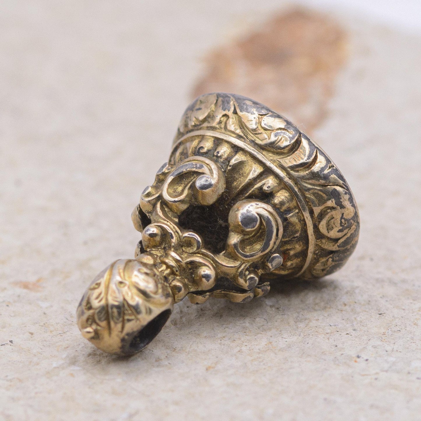 Antique Engraved Carnelian Bird Wax Seal