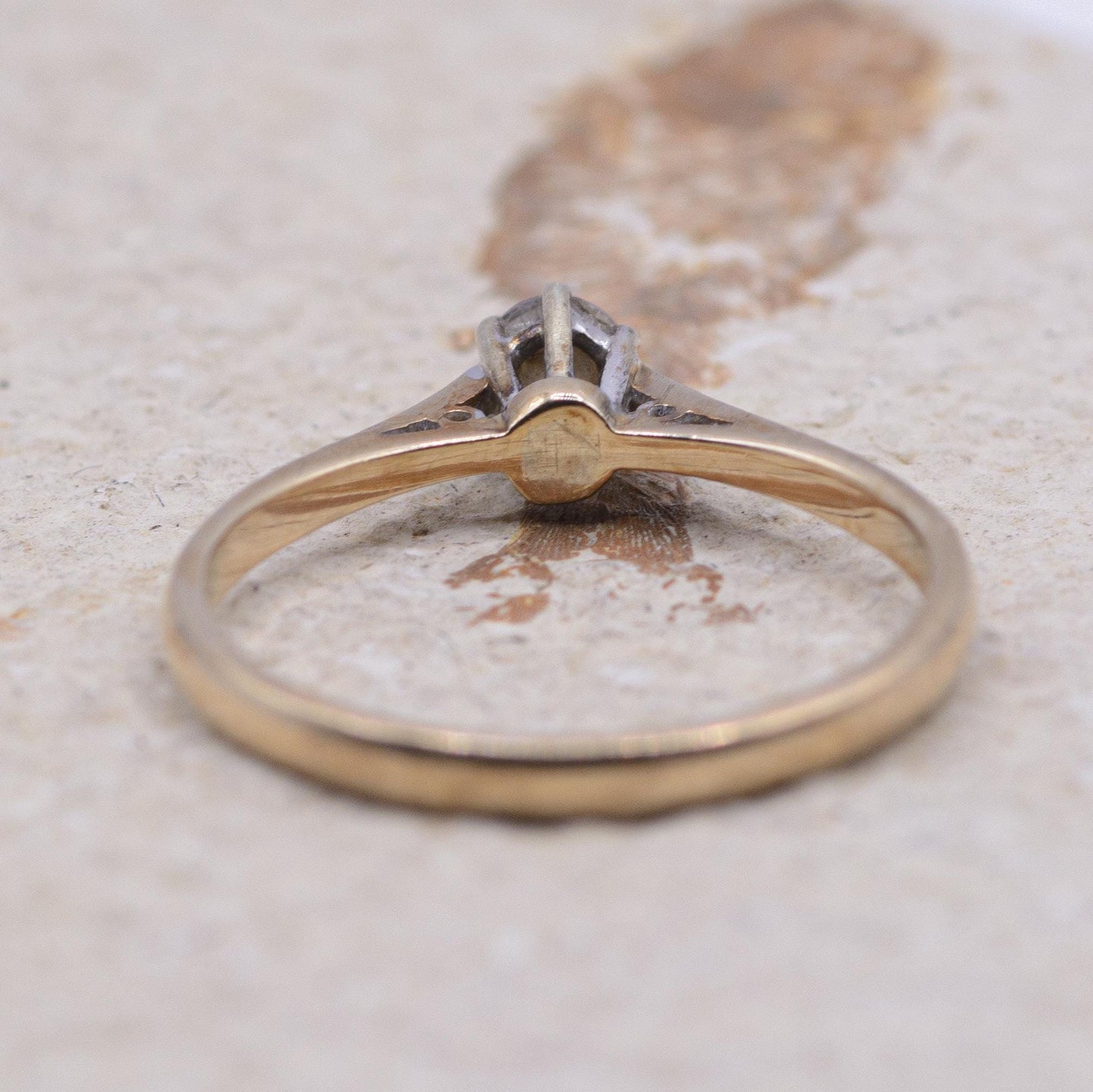 9ct Gold Diamond Solitaire Ring