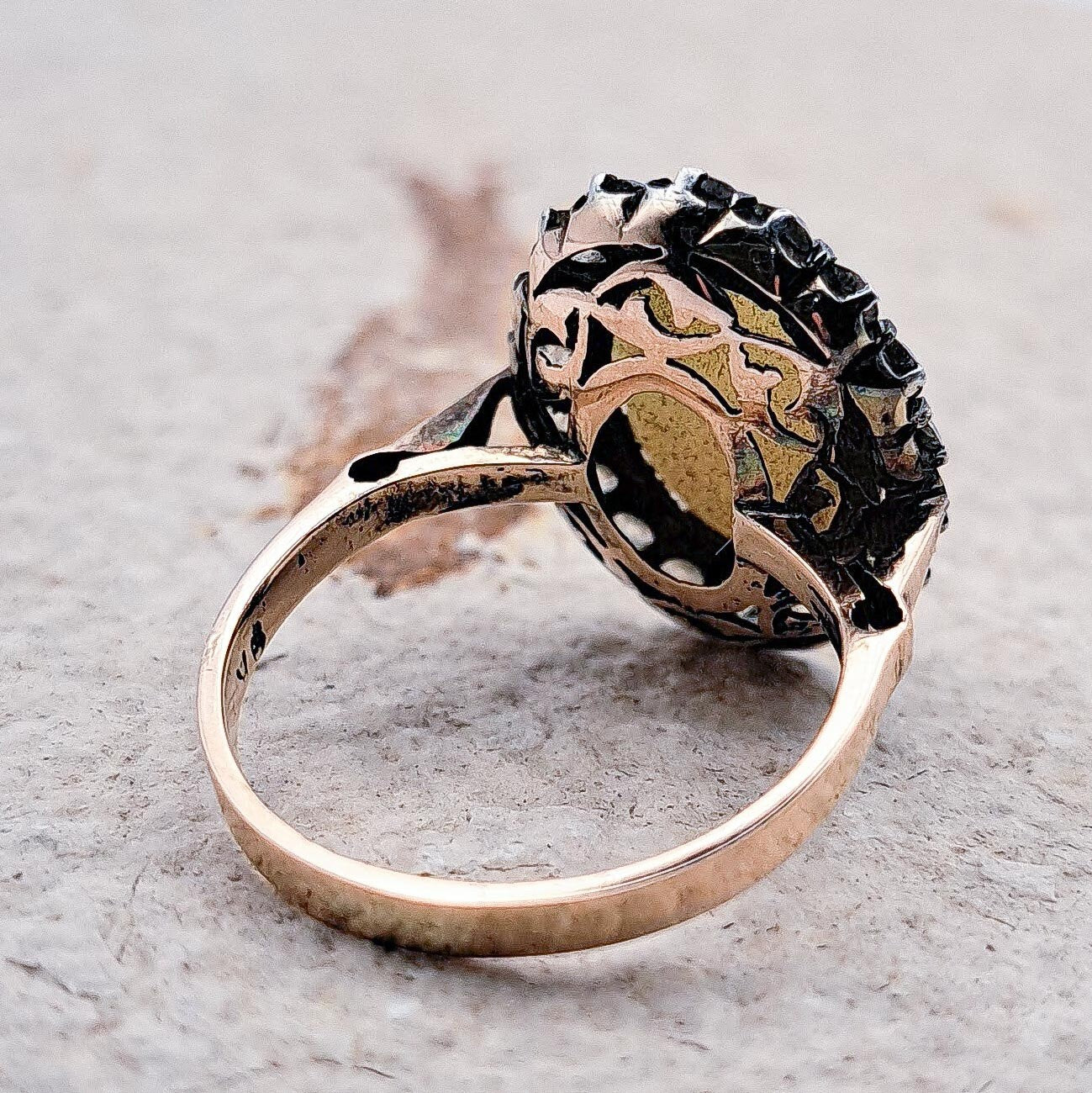 9ct Vintage Opal Ring | UK Size L 1/2 | US size 6