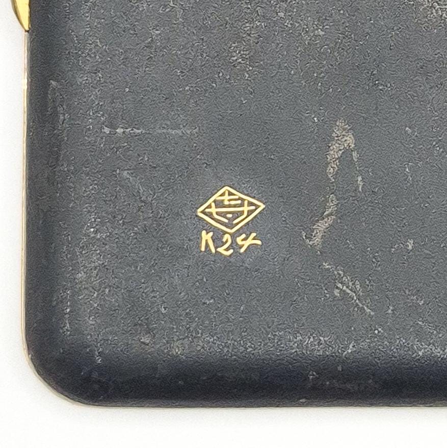 Vintage Japanese Damascene Cigarette Case