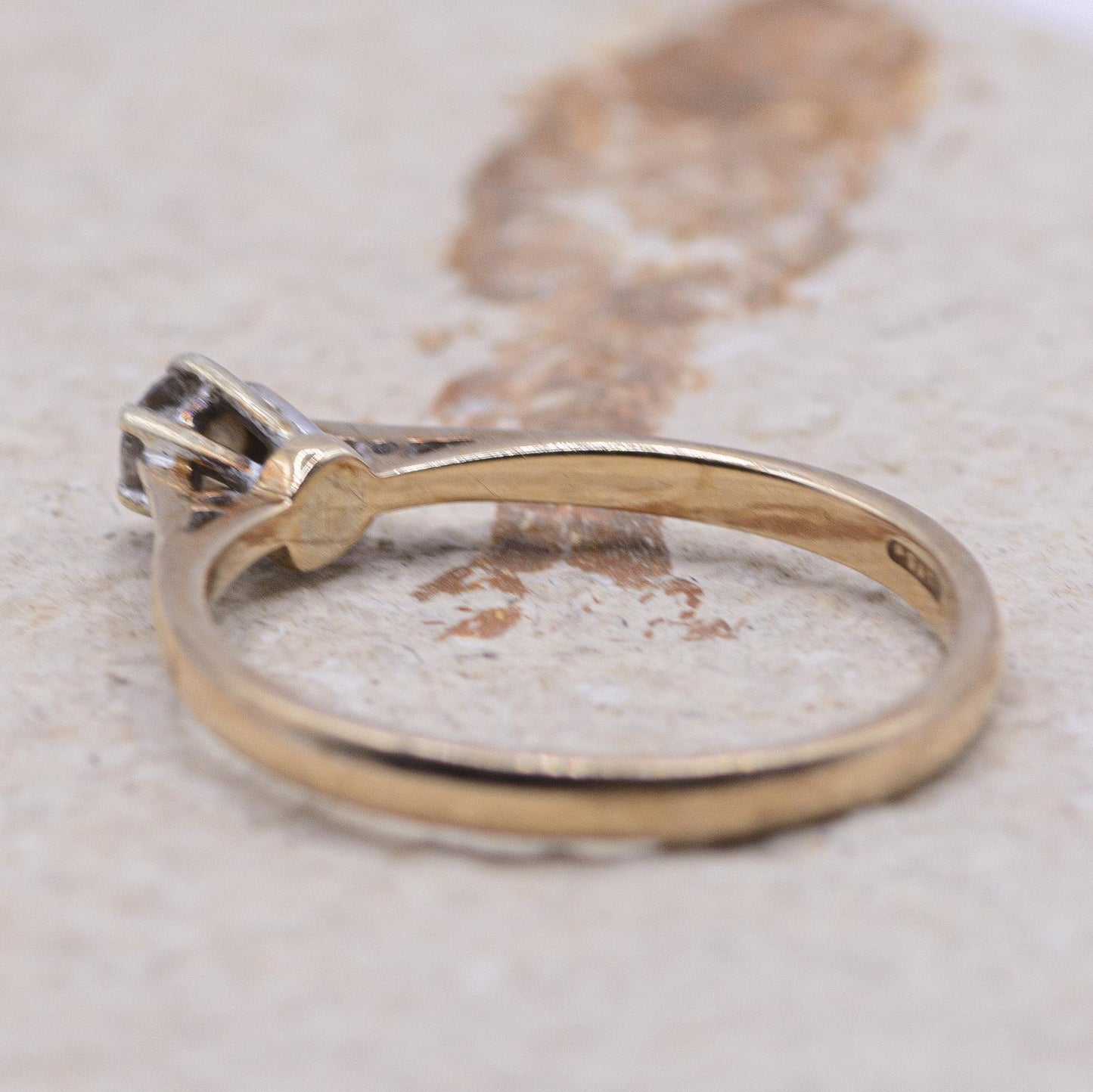 9ct Gold Diamond Solitaire Ring