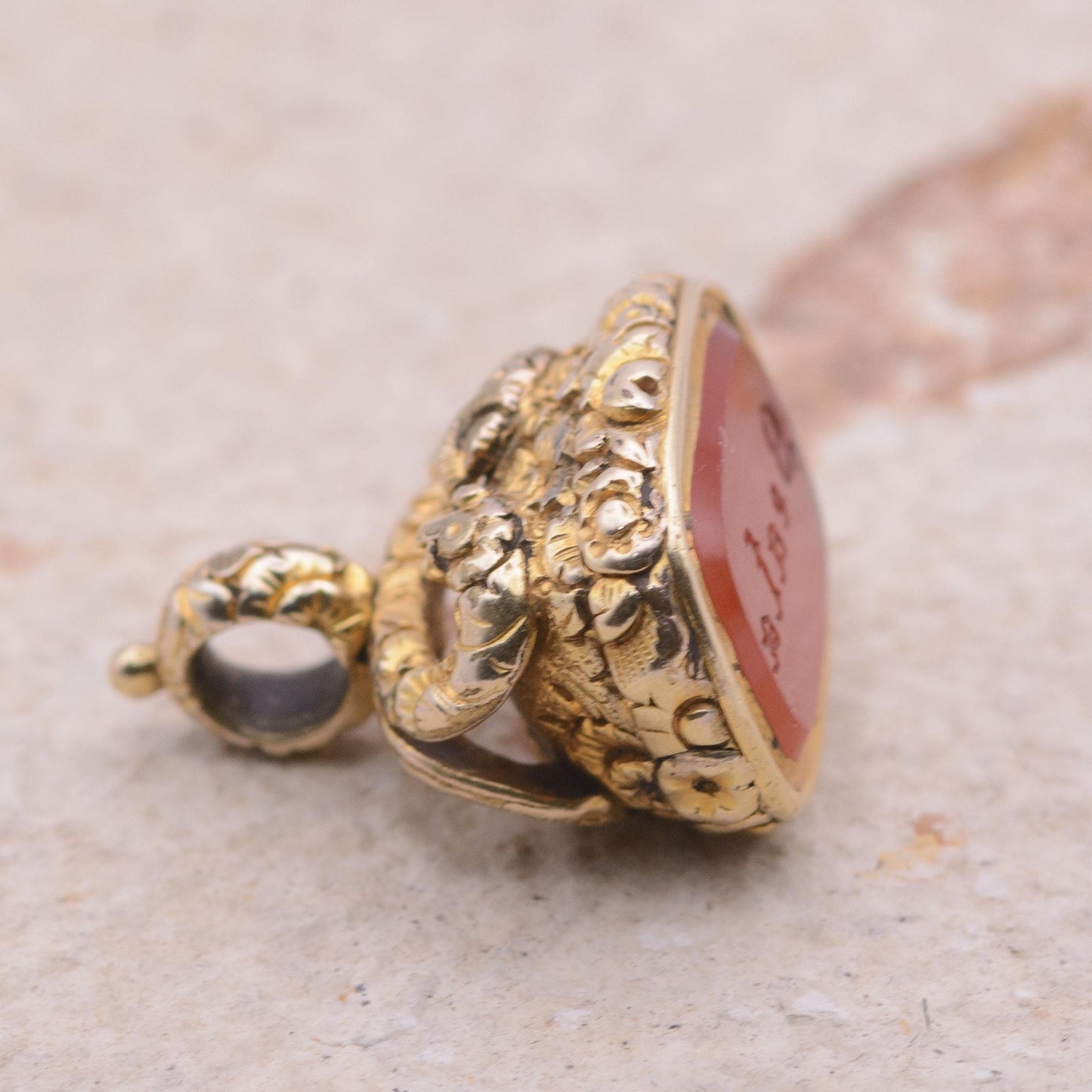 Victorian Carnelian Seal Fob