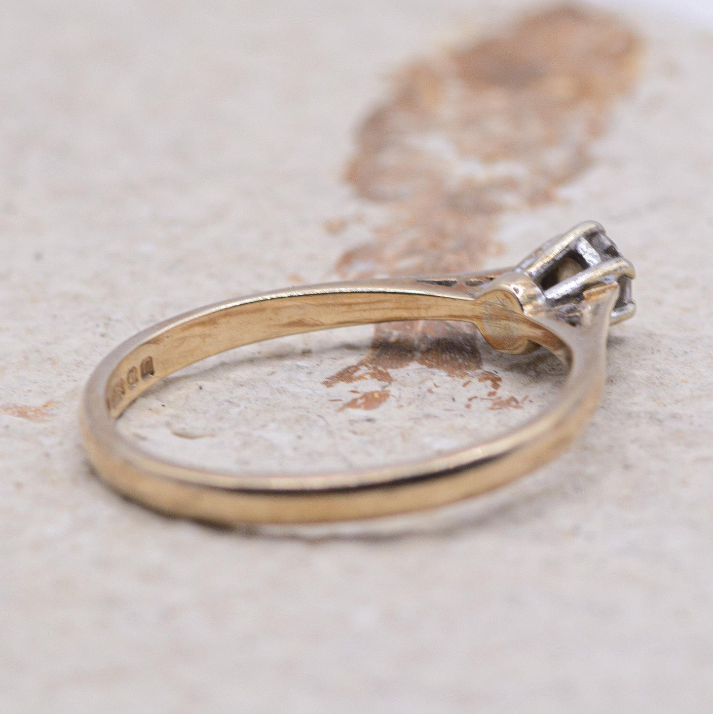 9ct Gold Diamond Solitaire Ring
