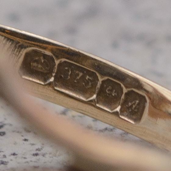 Vintage Smoky Quartz Cocktail Ring | 9ct | UK Size J | US Size 4.75 |