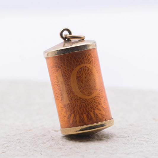 9ct Gold Vintage Money Charm 10 Shilling Note