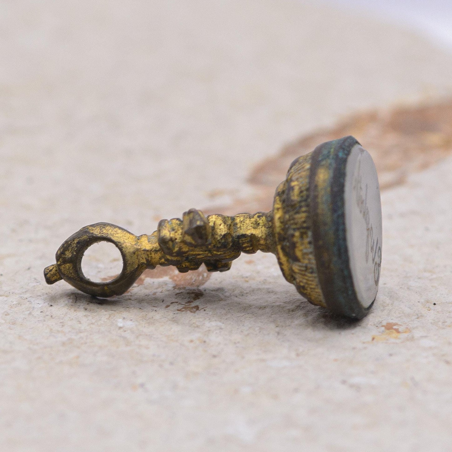 Small Antique Fob Wax Seal with the name "Elizabeth" Inscription
