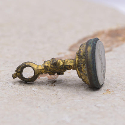 Small Antique Fob Wax Seal with the name "Elizabeth" Inscription