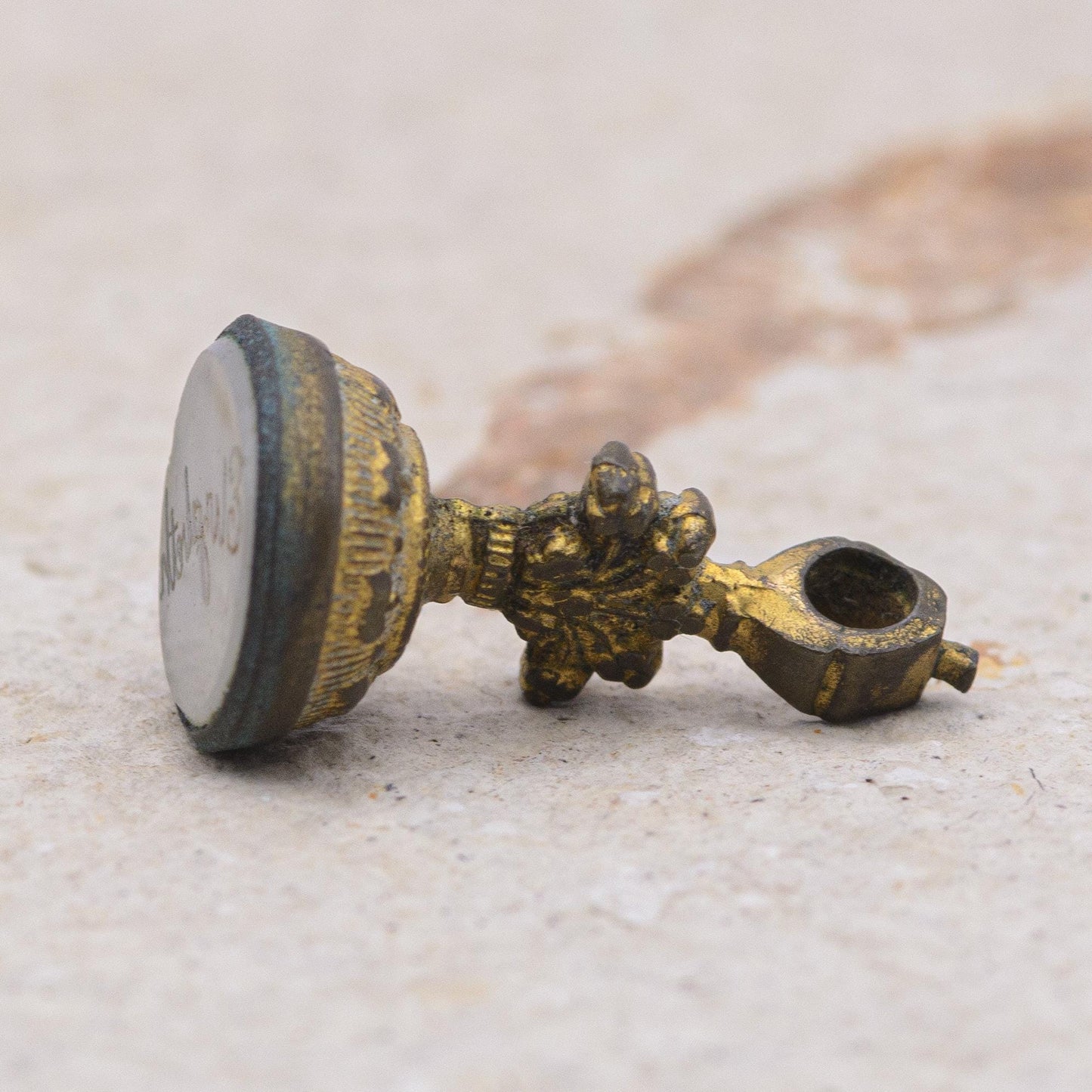 Small Antique Fob Wax Seal with the name "Elizabeth" Inscription