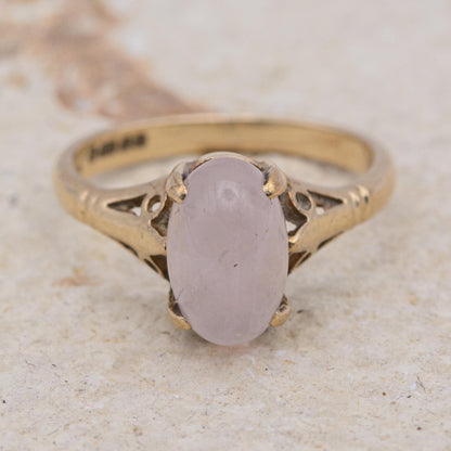 9ct Gold Quartz Dress Ring l UK Size K 1/2 l US Size 5.5