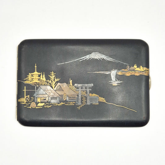 Vintage Japanese Damascene Cigarette Case