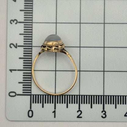 Vintage Moonstone Ring | 9ct Gold | UK Size M 1/2 | US Size 6.5  |