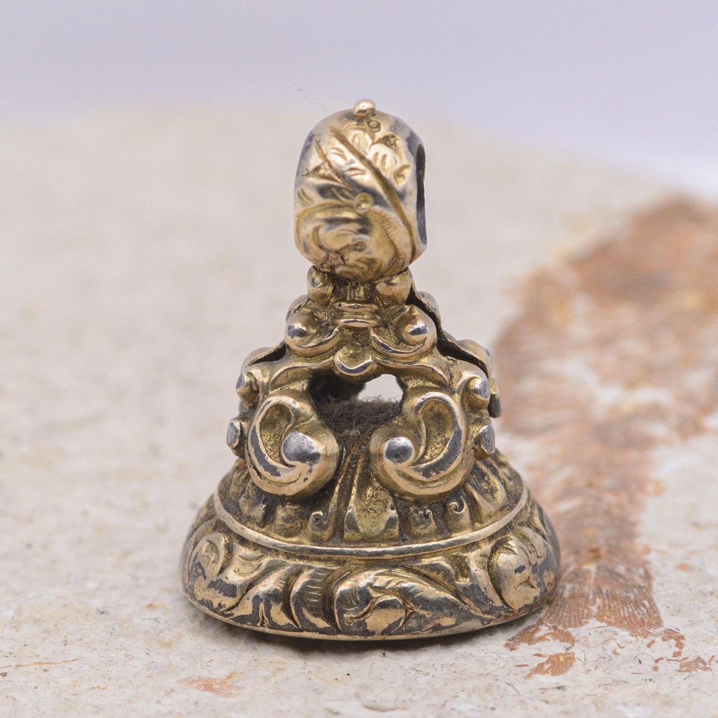 Antique Engraved Carnelian Bird Wax Seal