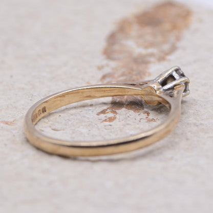 9ct Gold Diamond Solitaire Ring