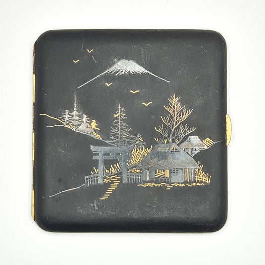 Vintage Japanese Damascene Cigarette Case