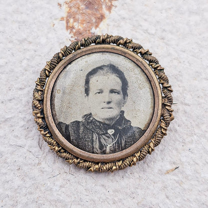 Victorian Photo Brooch