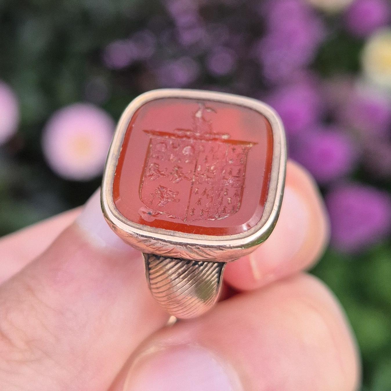 Rare Georgian Intaglio Seal Fob