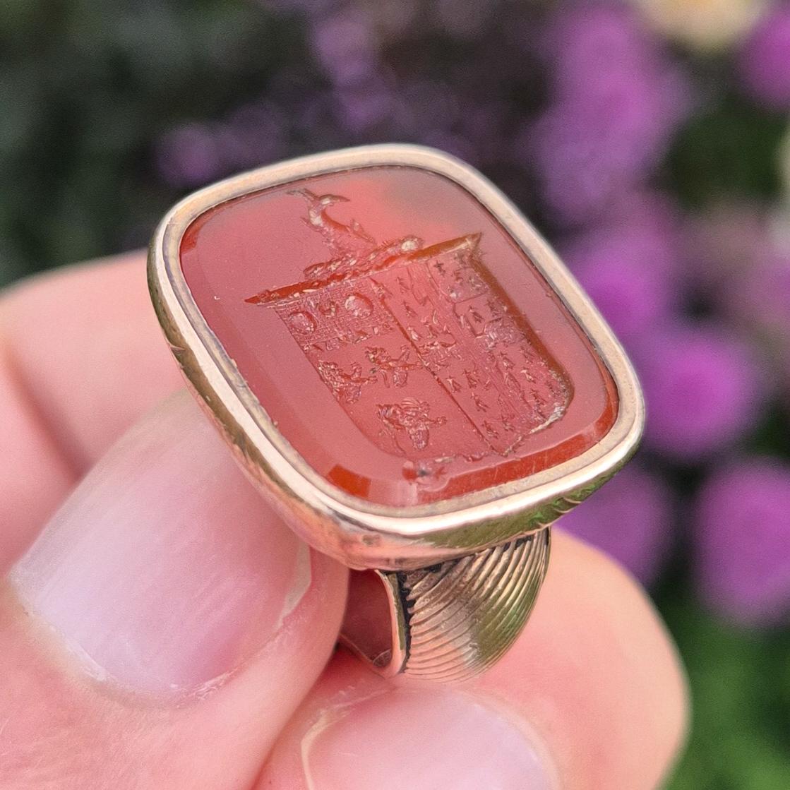 Rare Georgian Intaglio Seal Fob